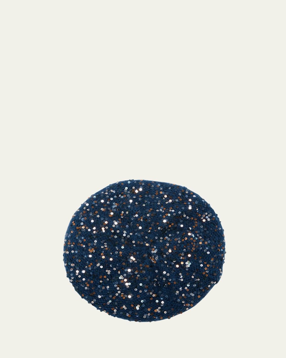 Sequin Knit Beanie